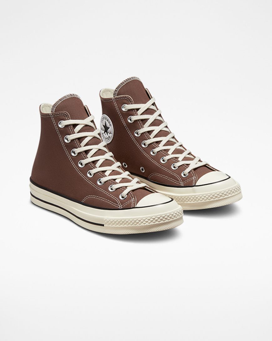 Pánské Boty Vysoké Converse Chuck 70 Vintage Platene Hnědé Černé | CZ 31YDN42